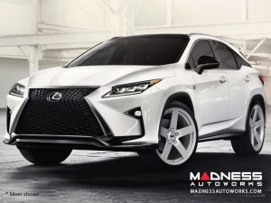 Lexus RX350/ RX450h Custom Wheels by Fondmetal - KV-1 - Matte Titanium Machined